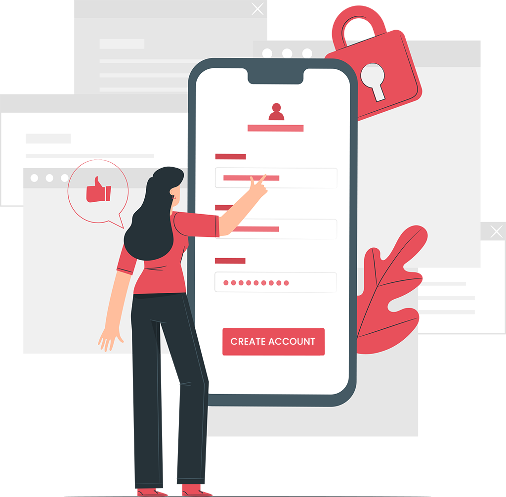 Create Account Vector